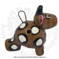 Guatemalan Handcrafted Clay Bull Whistle 3